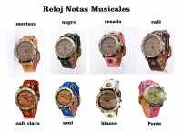 reloj notas musicales
